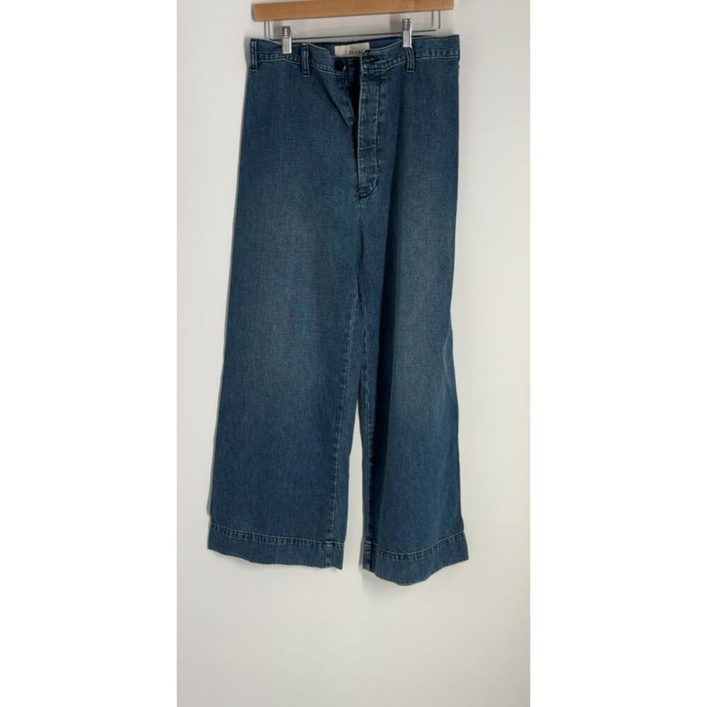 THE GREAT. Wide Leg Flare Jeans